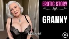 Play [granny story] horny old and lonely lady is fulfilled by young man part 1