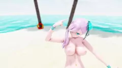 播放 MMD 泳装狂欢：武藏和朋友们