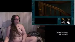 Play Naked Gamer Girl Fetish Play Through: Big Tits, BBW, Tattooed Brunette