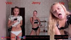 تشغيل وظيفة اليد Trey hot missys على السرير. إهمال فيكي